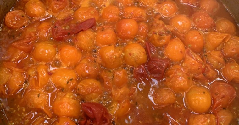 Chicken Thighs With Tomatoes And Feta