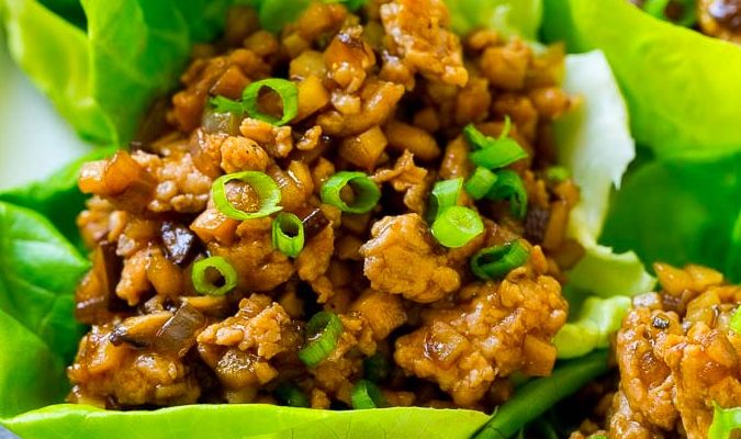 Asian lettuce wraps