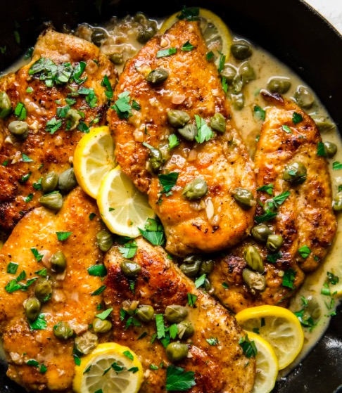 Barefoot Contessa’s Chicken Piccata, edited